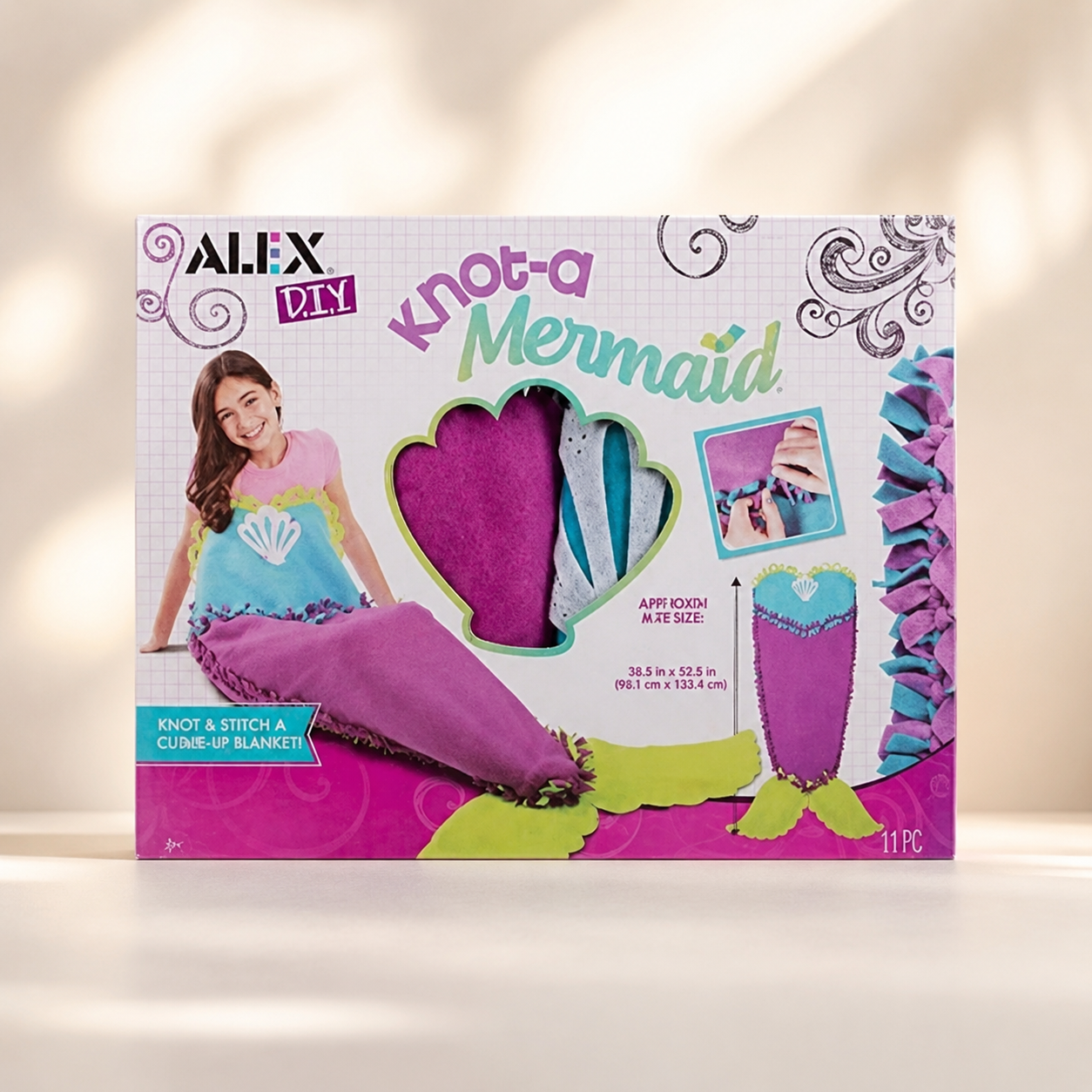 Set para hacer cobija de sirena