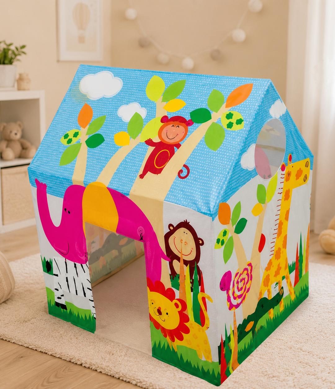 Casita de juegos animales de selva