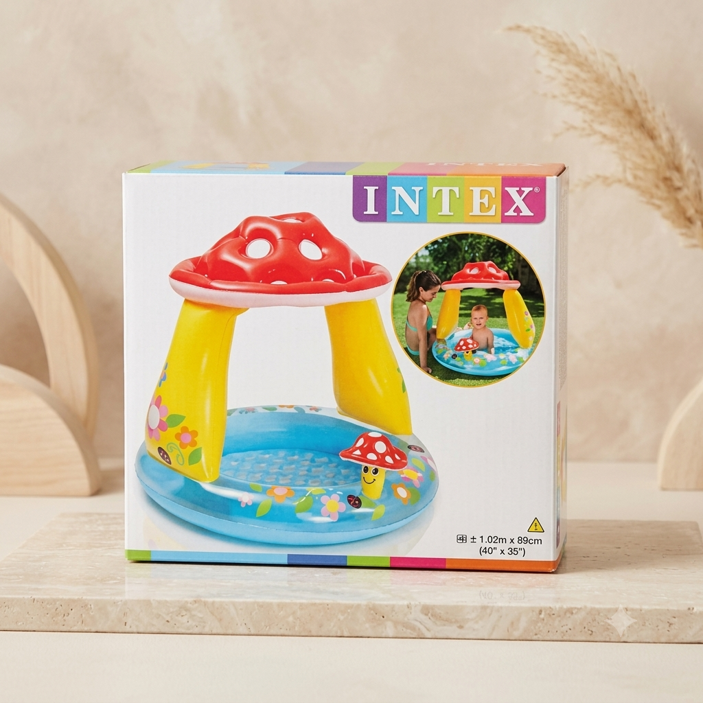Piscina infantil de hongo