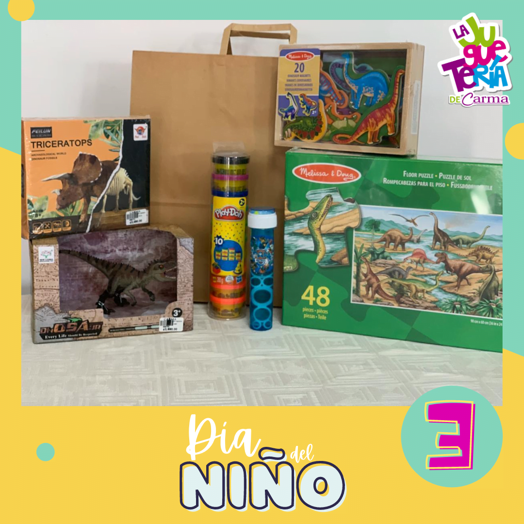 Kit para el día del niño 'Dinosaurios'