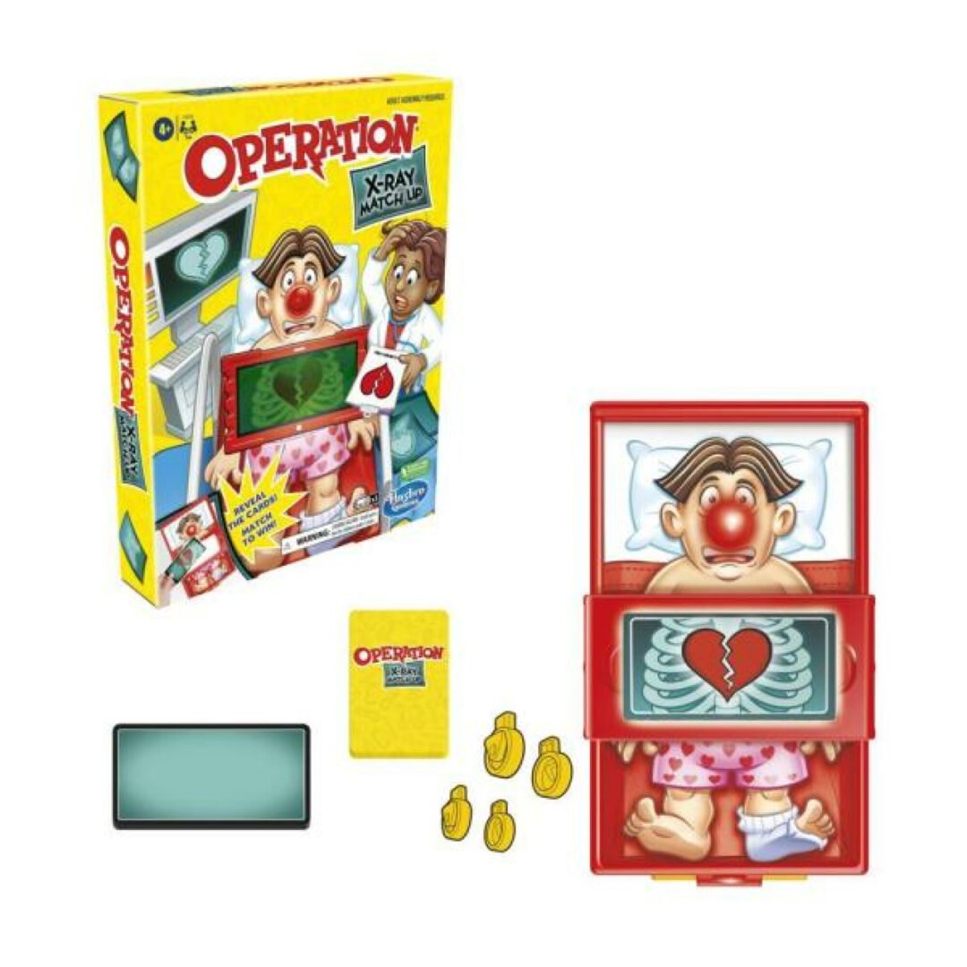 Juego de mesa operando rayos x