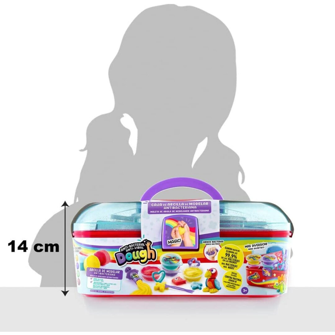 Maletín de plasticina antibacterial con accesorios - Imagen 4