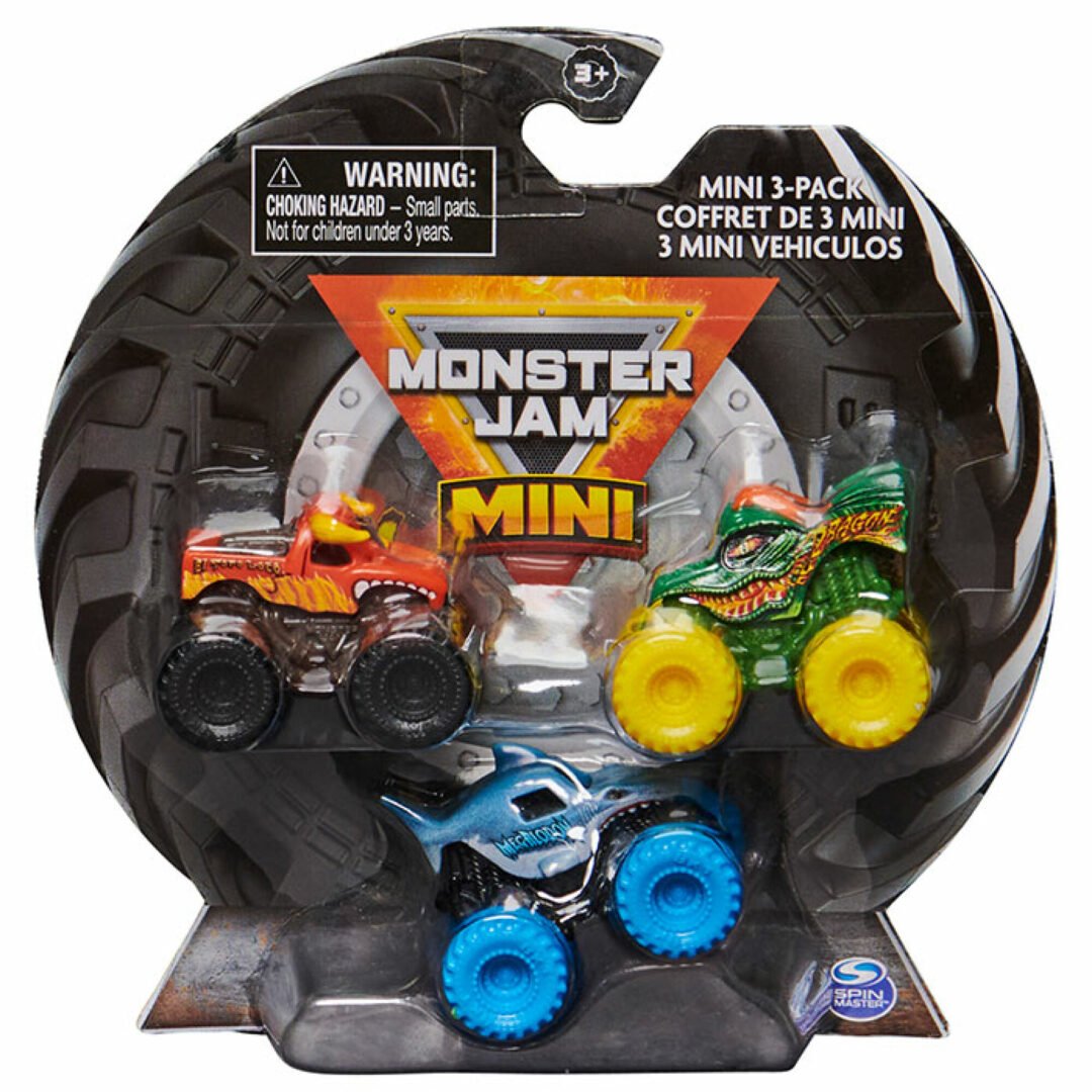 Monster Jam mini vehículos pack de 3