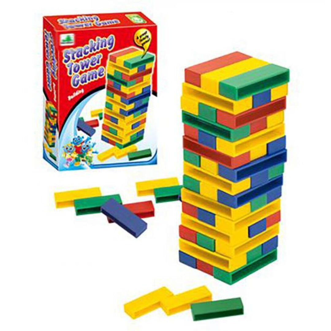 Juego de mesa torre apilable