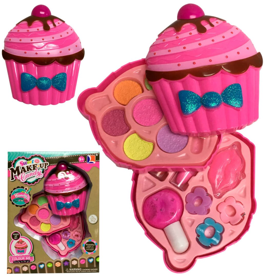 Maquillaje estuche de cupcake