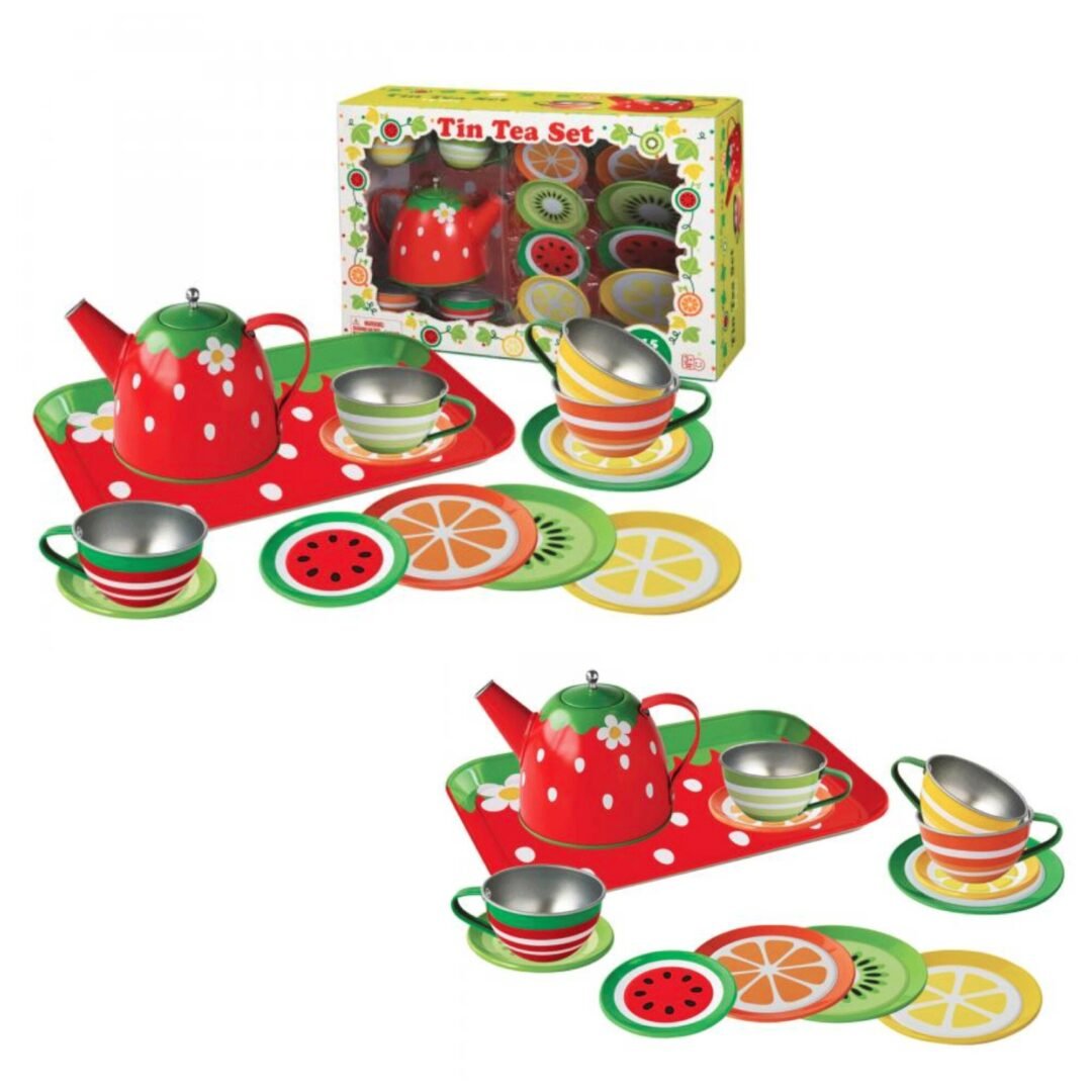 Juego de Té frutal aluminio