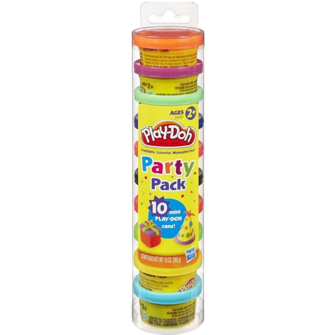 Mini plasticinas Play Doh en tubo 10 unds