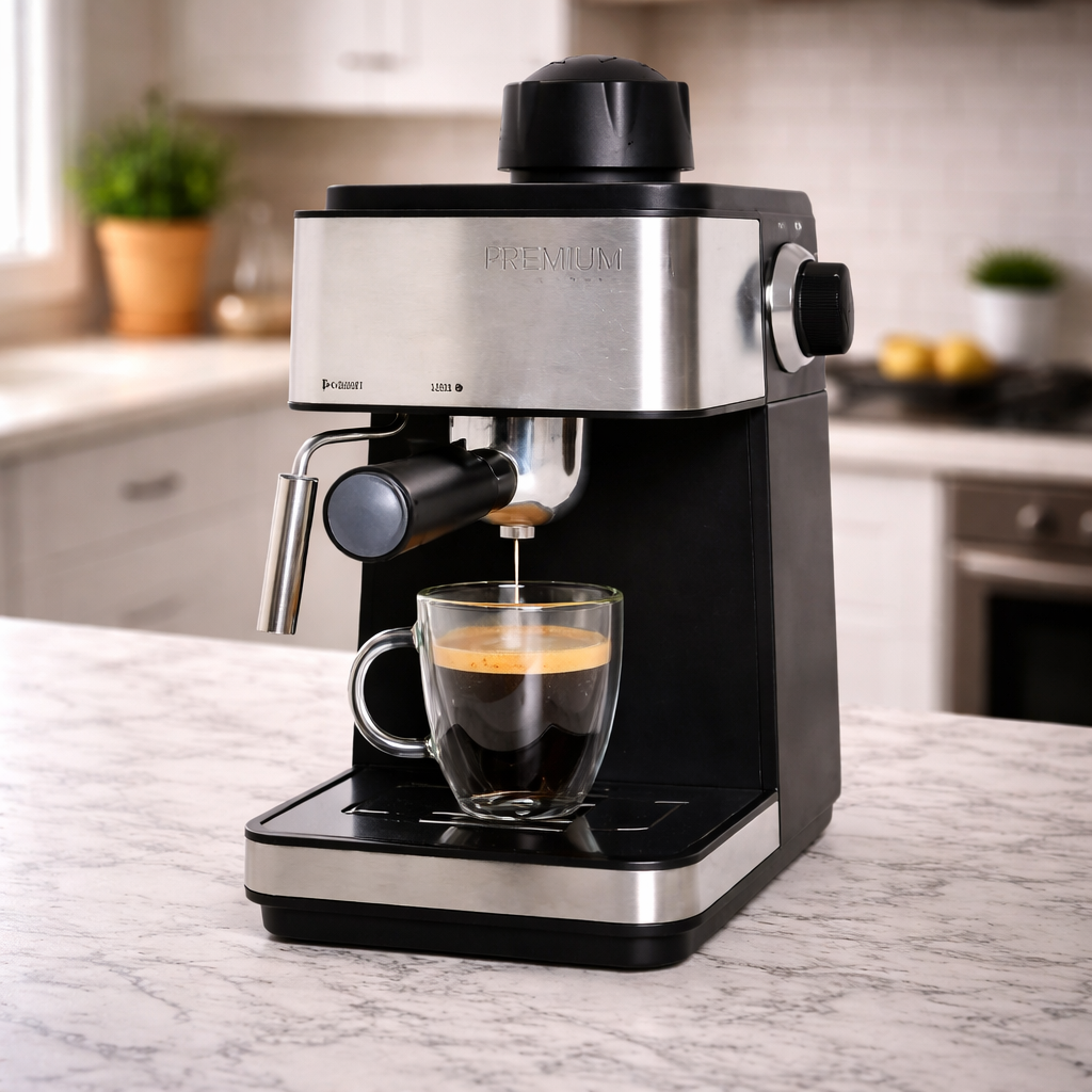 Máquina de vapor para hacer capuchino