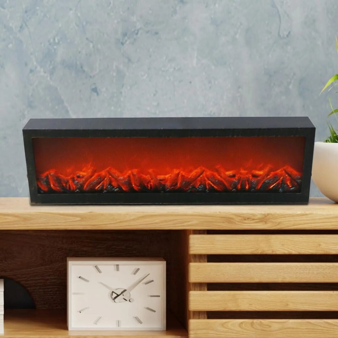 Chimenea de pared rectangular alargada - Imagen 2