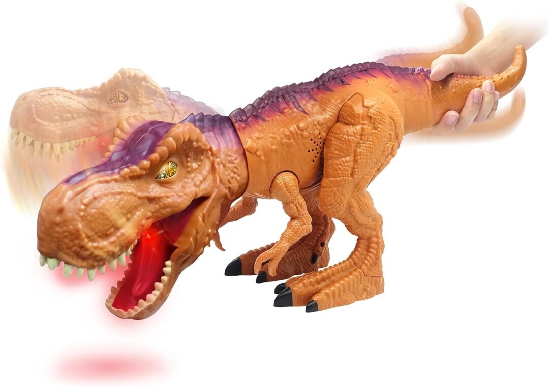 Dinosaurio T-Rex con sonido y luz - Imagen 2