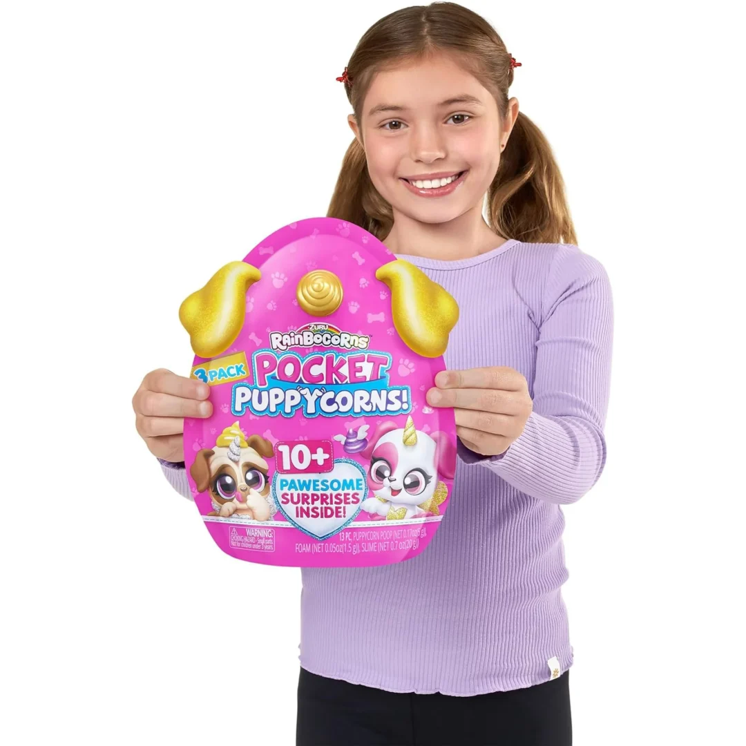 RAINBOCORNS POCKET PUPPYCORNS MYSTERY BOBBLE HEAD - Imagen 2