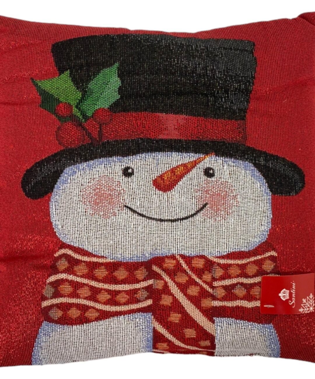 Cojín muñeco de nieve