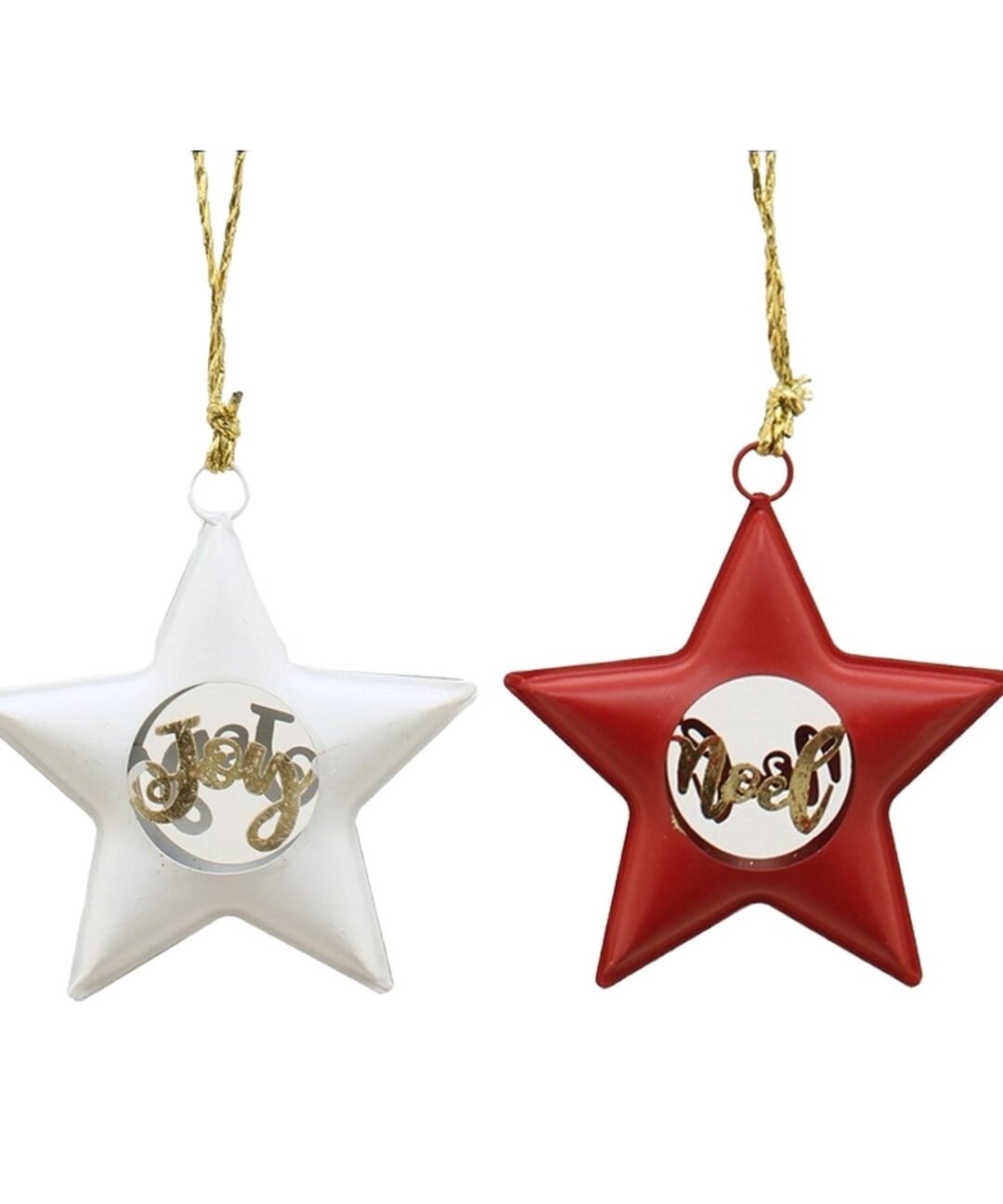 Estrella de metal colgante