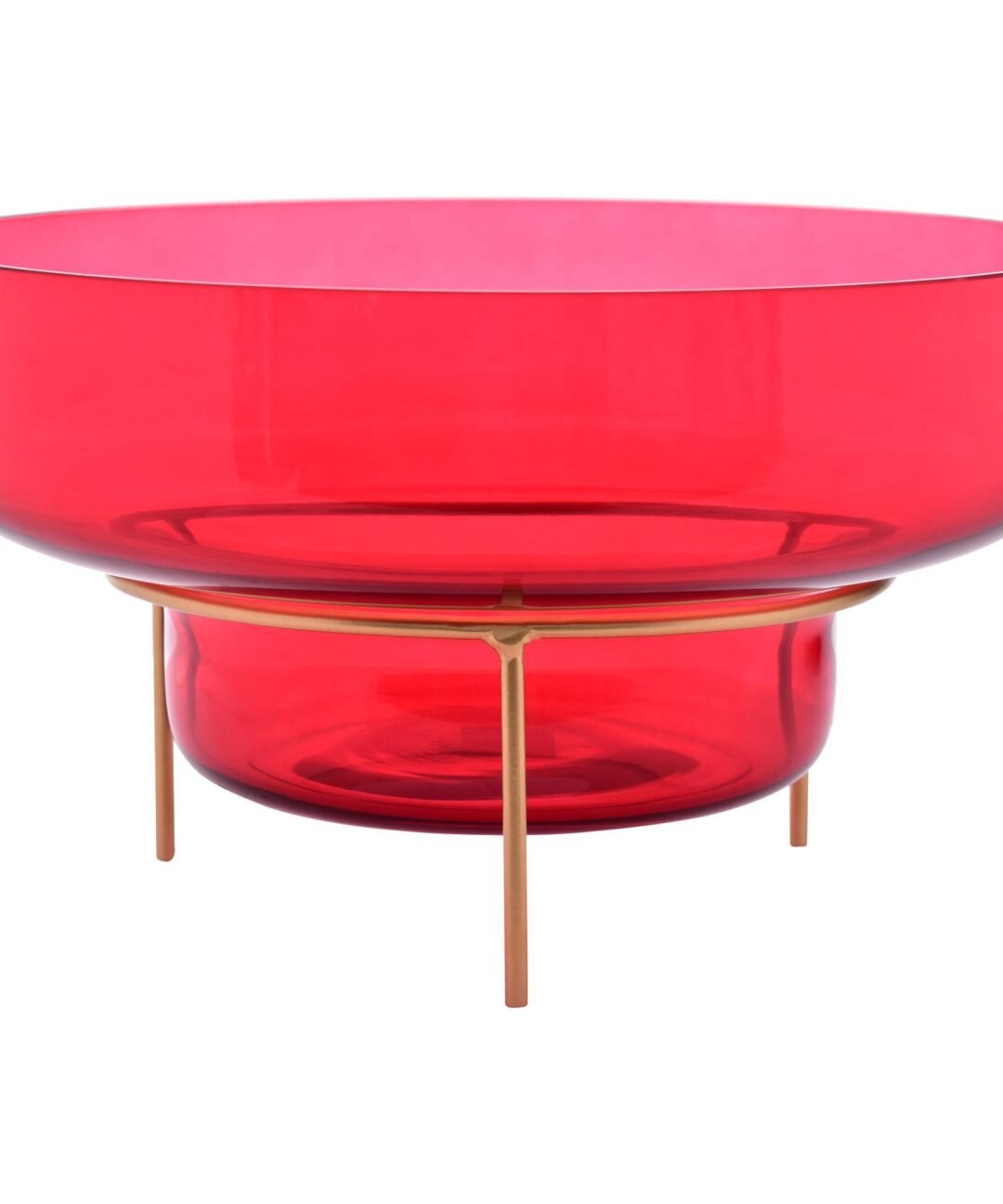 Centro de mesa rojo