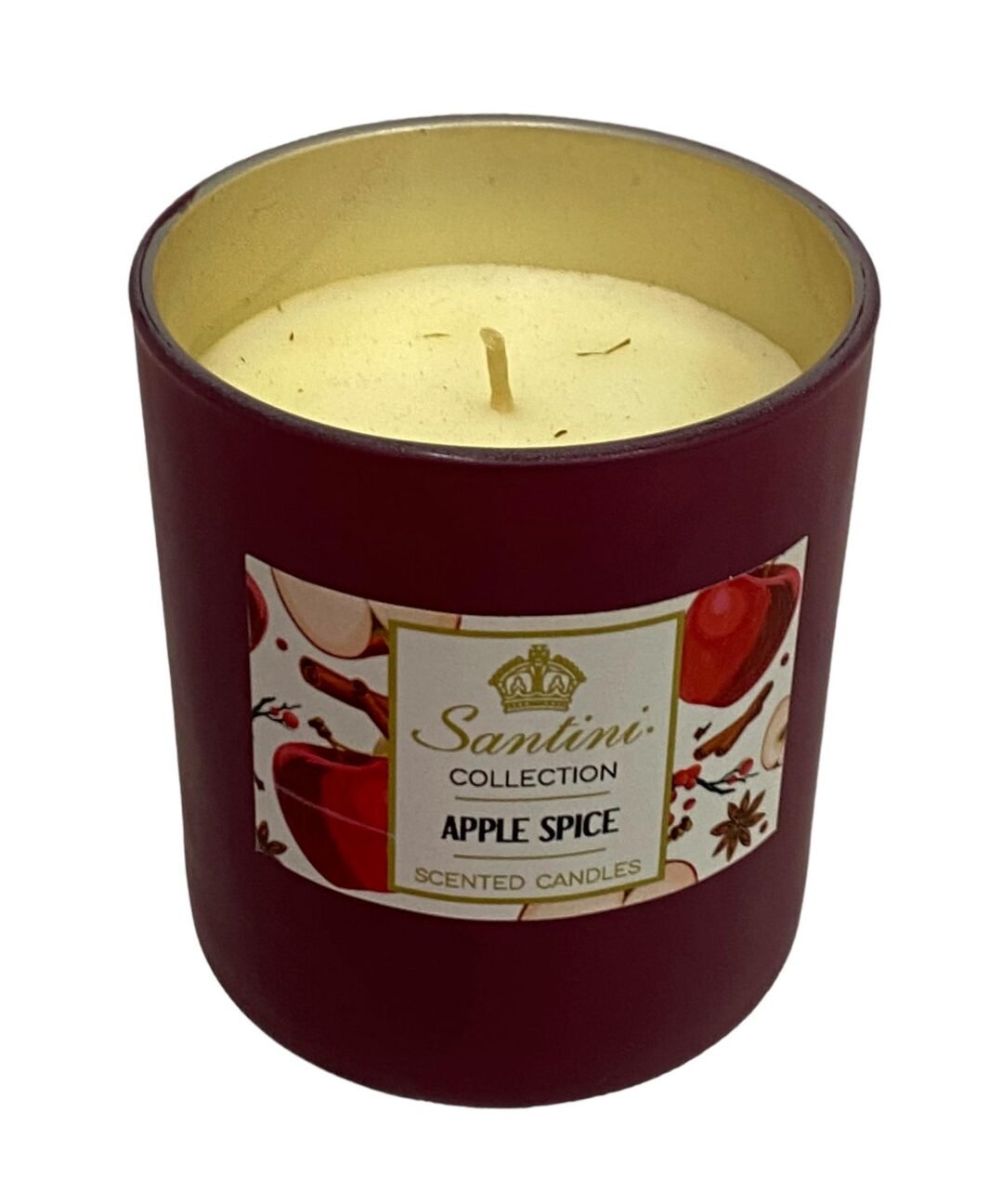 Vela con aroma roja