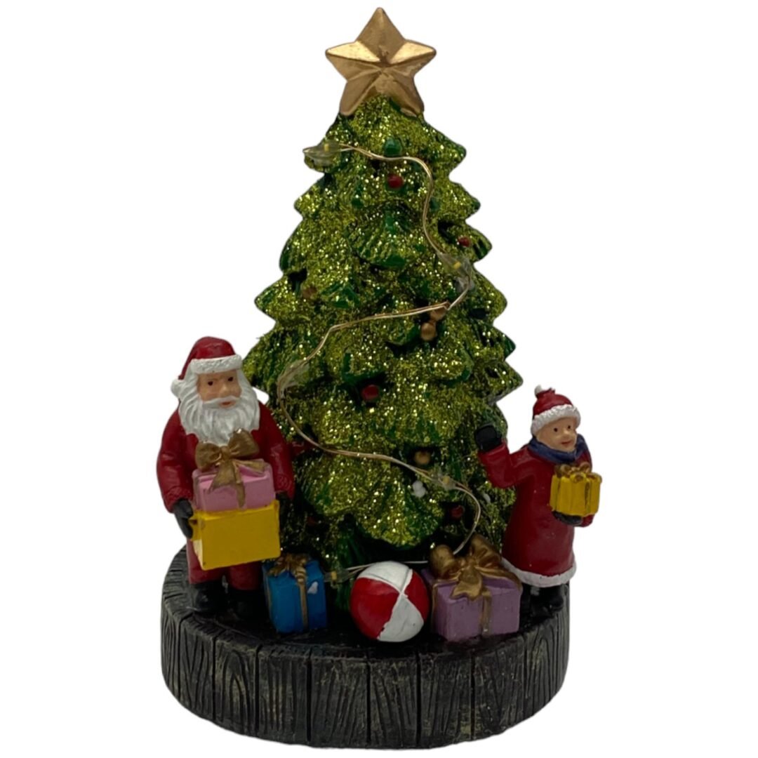 Árbol con luz