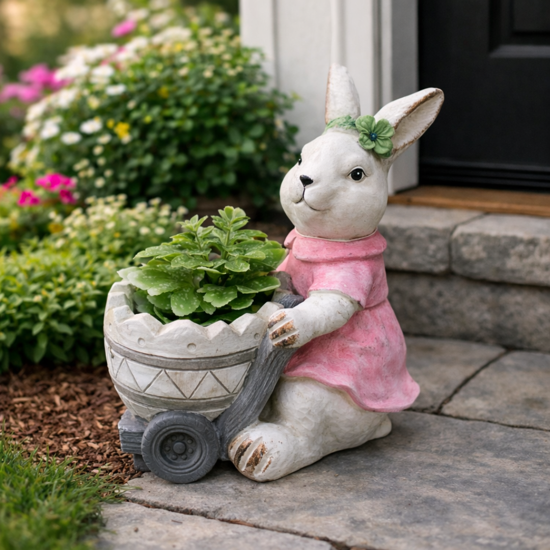 Maceta de Coneja Blanca