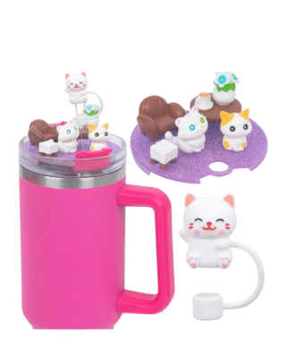 Tapa de animalitos para Tumbler Stanley