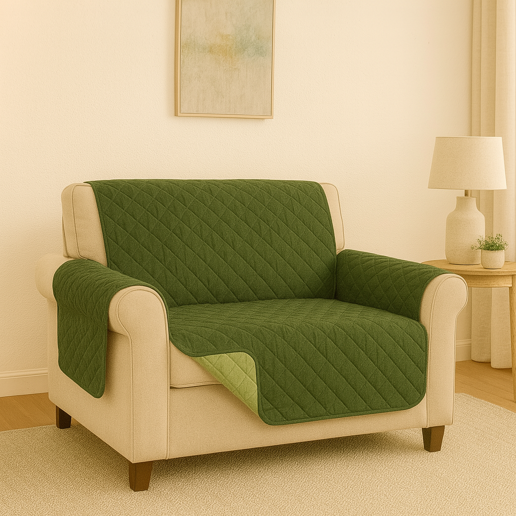 Cobertor doble para sillón