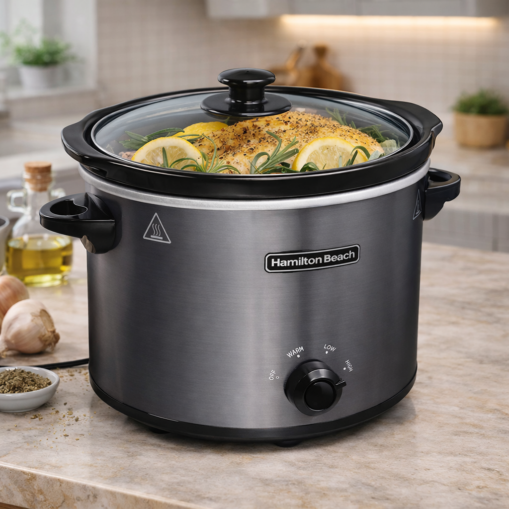 Olla de cocido lento de 4 litros hb