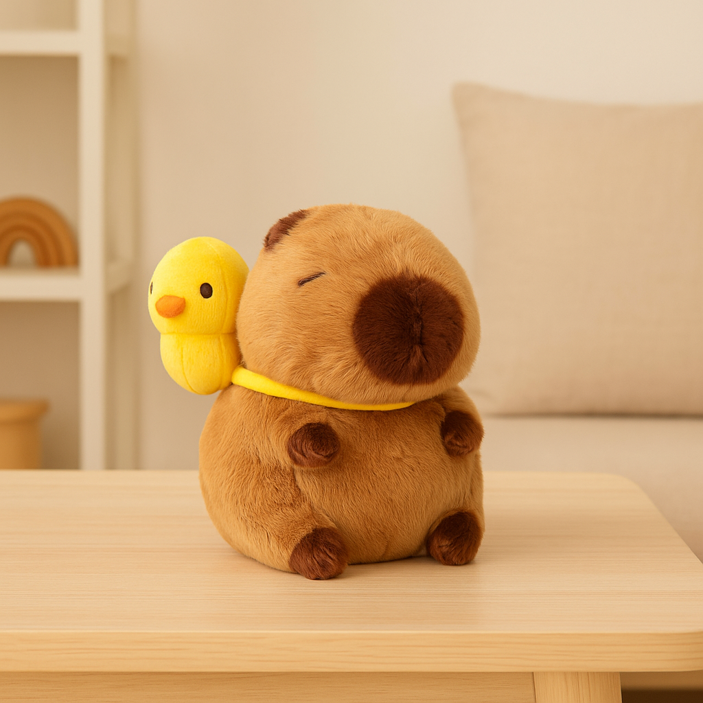 Peluche capibara mariposa