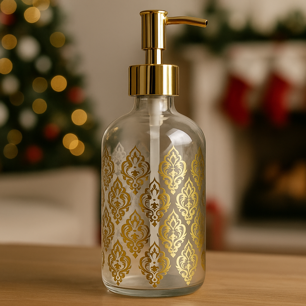 Jabonera dorada 500 ml