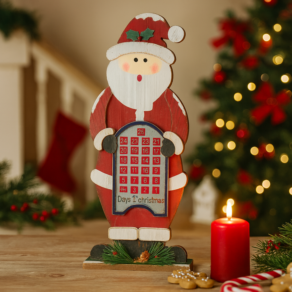 Figuras de madera calendario