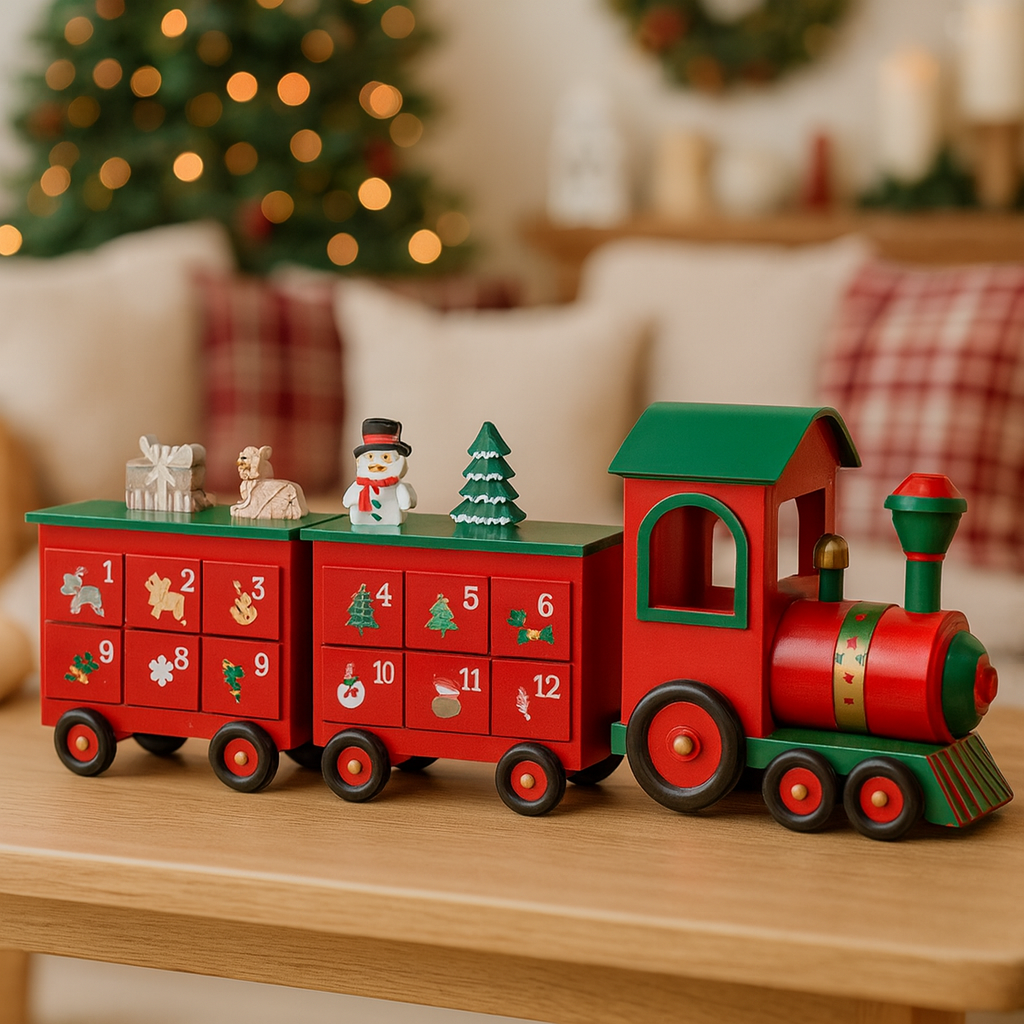Calendario adviento tren