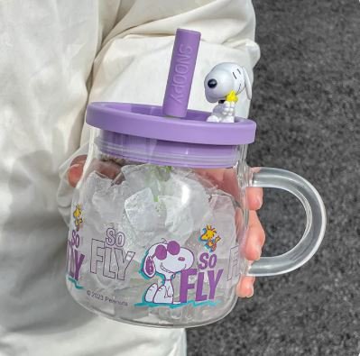 Taza de vidrio Snoopy - Imagen 3