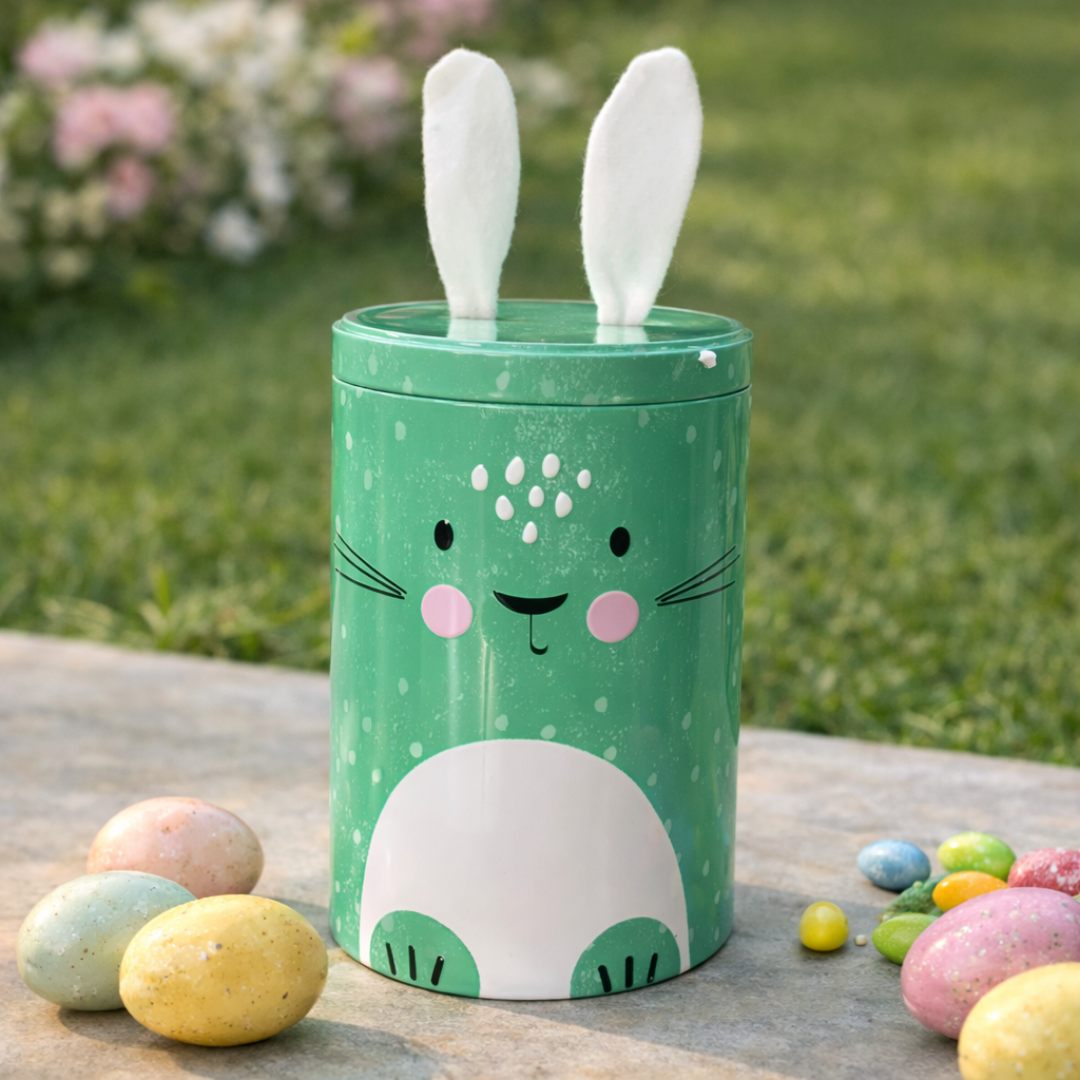 Alternative view of Recipiente con tapa de pascua