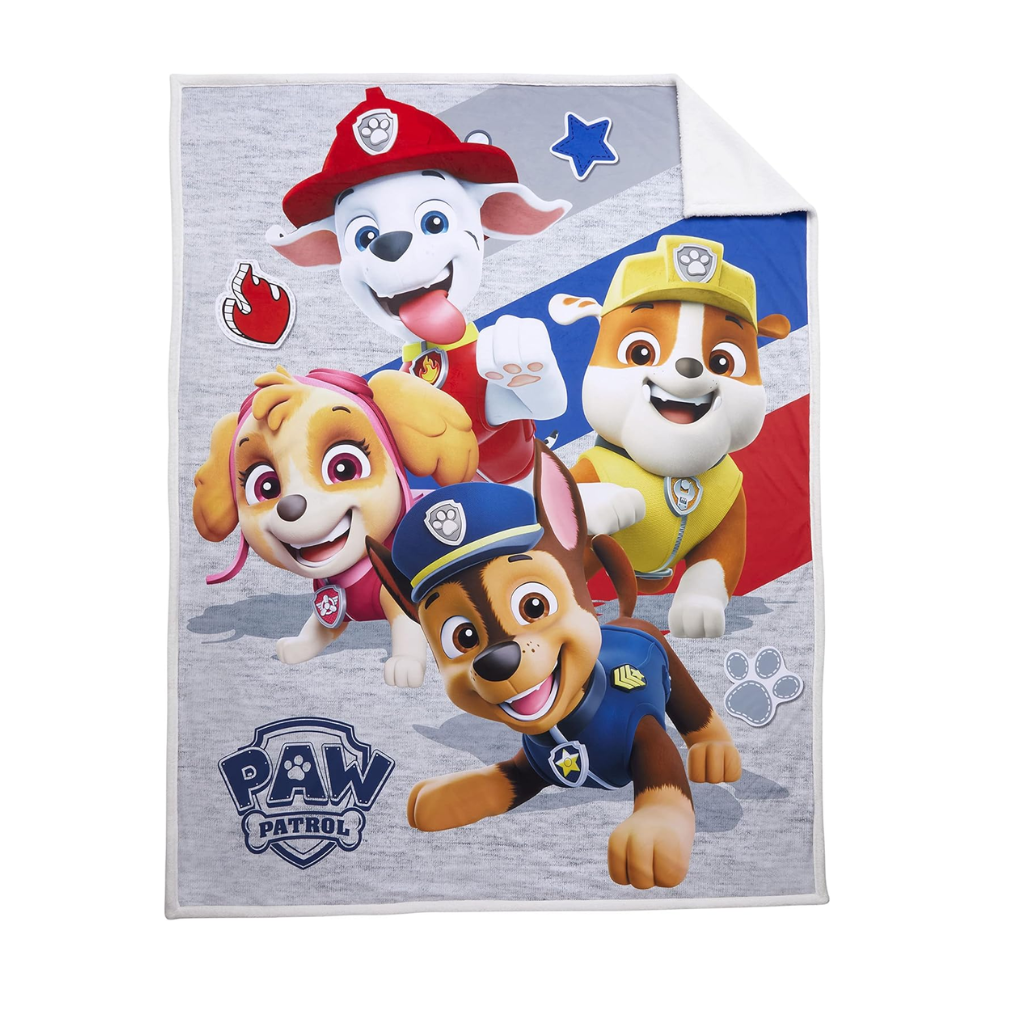 Cobija con dibujos de Paw Patrol 80 x 100cm