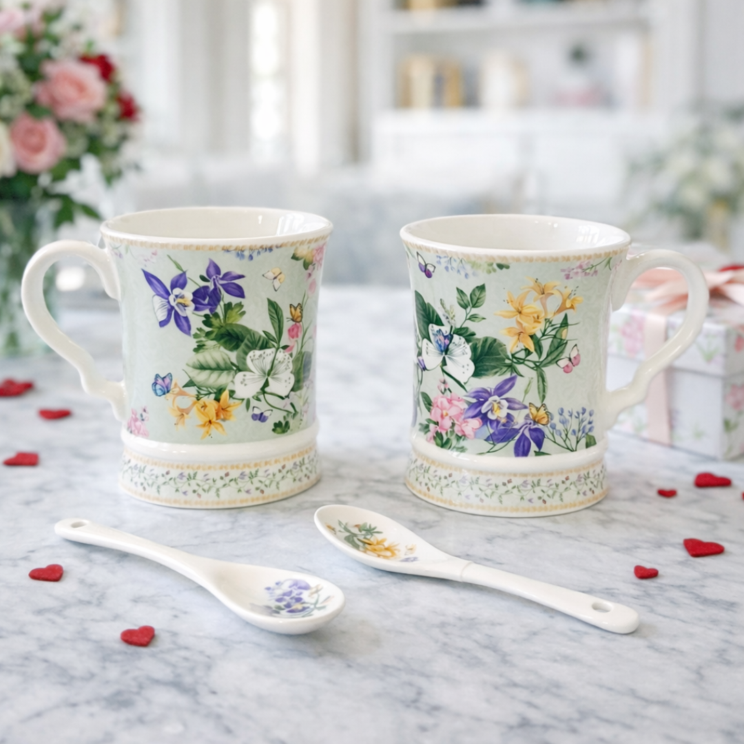 Taza en set de 2 con cuchara