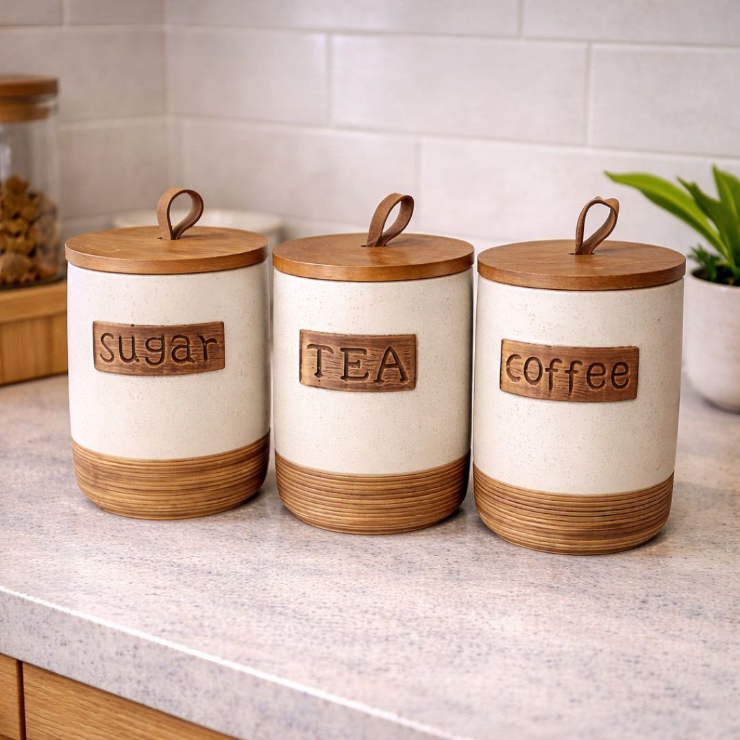 Recipientes con tapa de 3 piezas