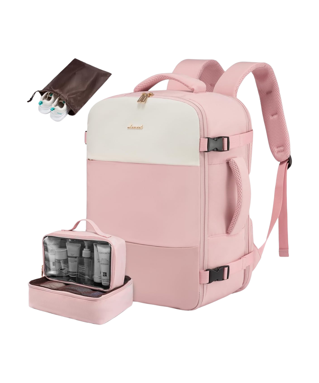 Maletin de viaje rosado