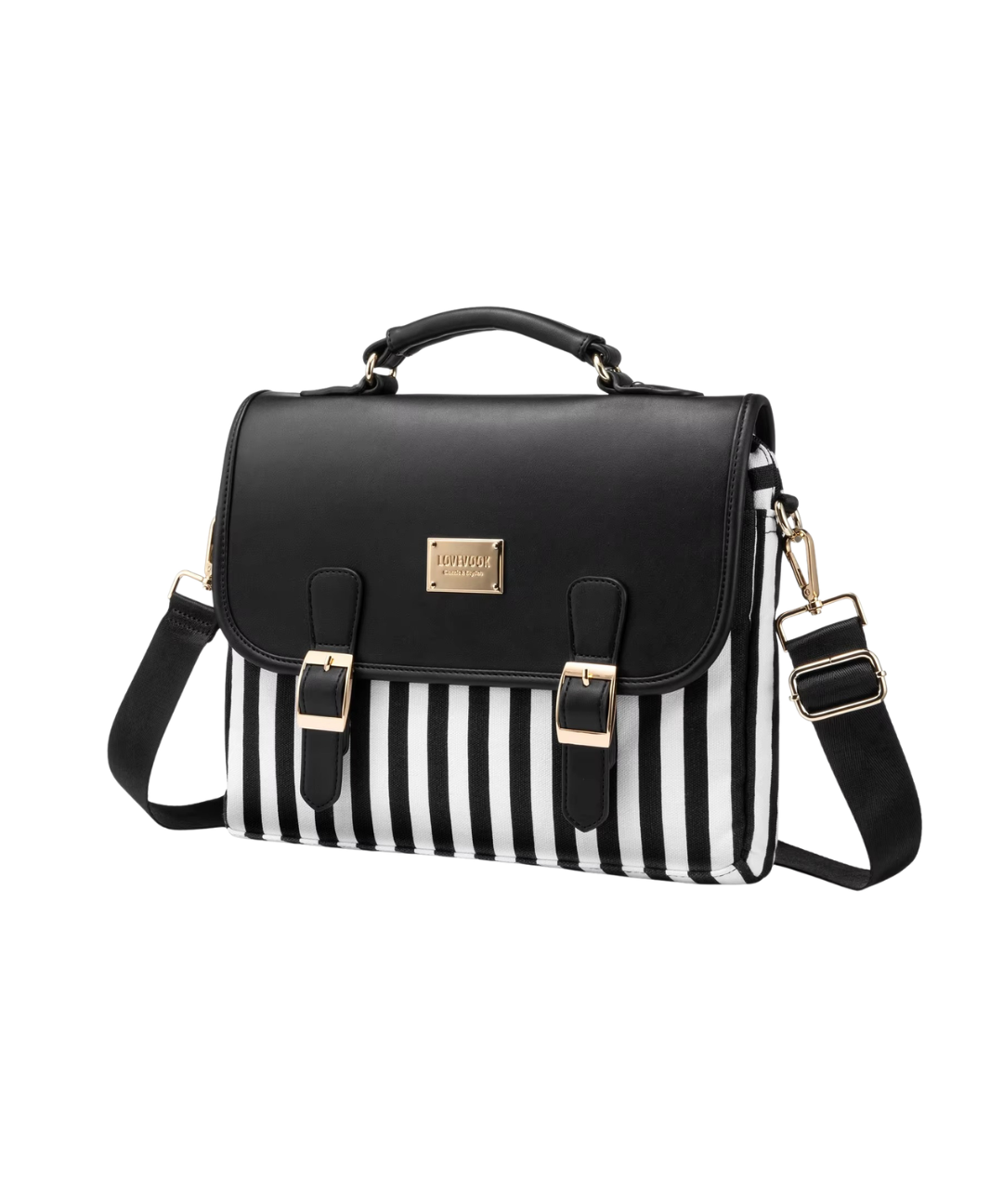 Maletin negro y blanco