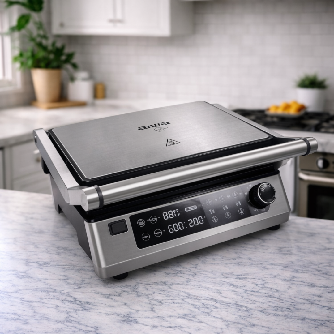 Parrilla inteligente 1500w digital aiwa