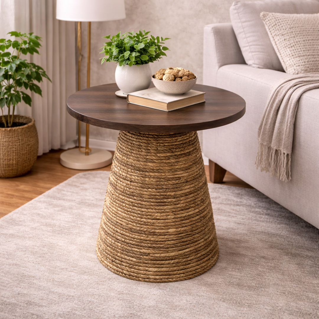 Mesa mediana conica de mecate