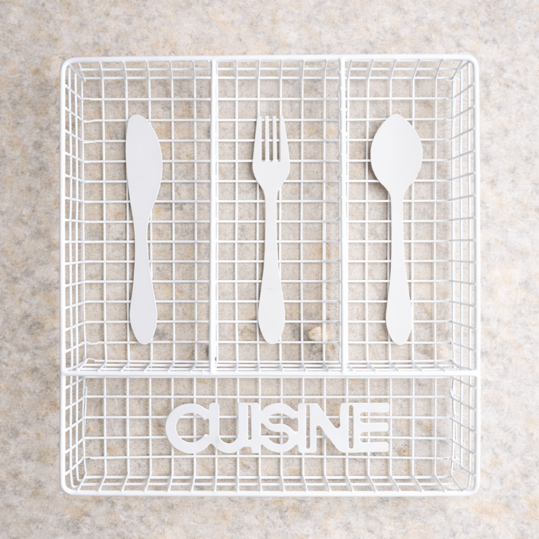 Porta cubiertos de hierro