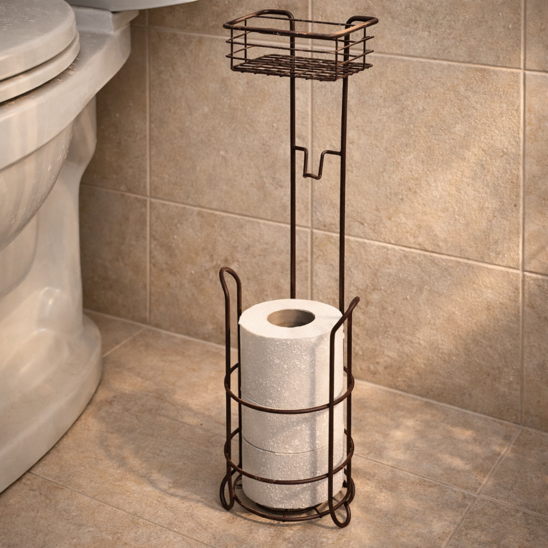 Organizador para papel higiénico de hierro