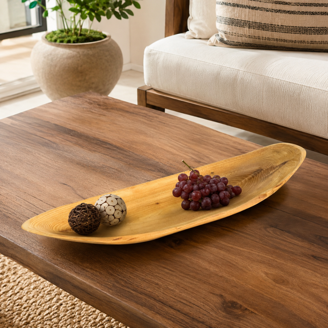 Bandeja Alargada De Madera