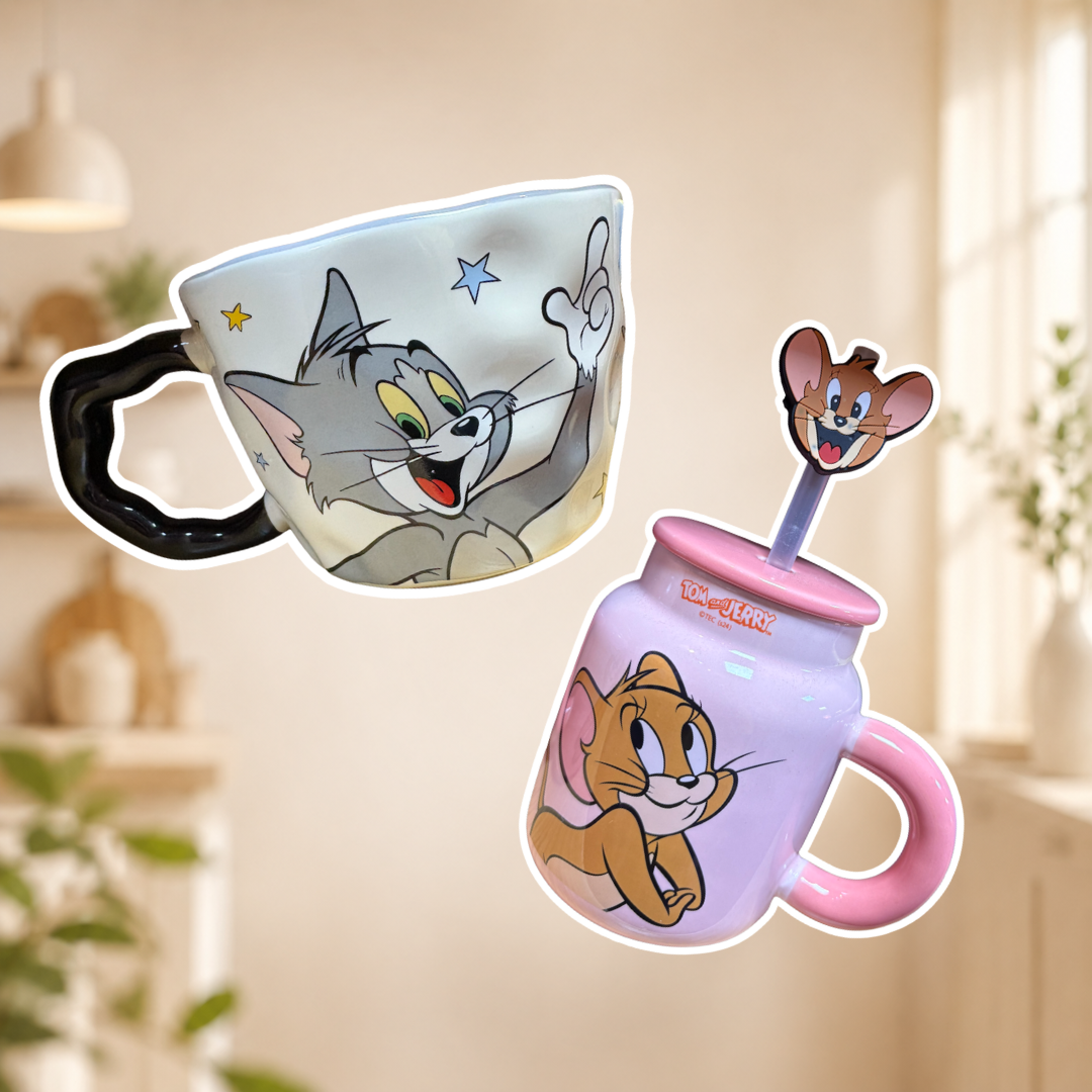 Combo Taza Tom y Jerry