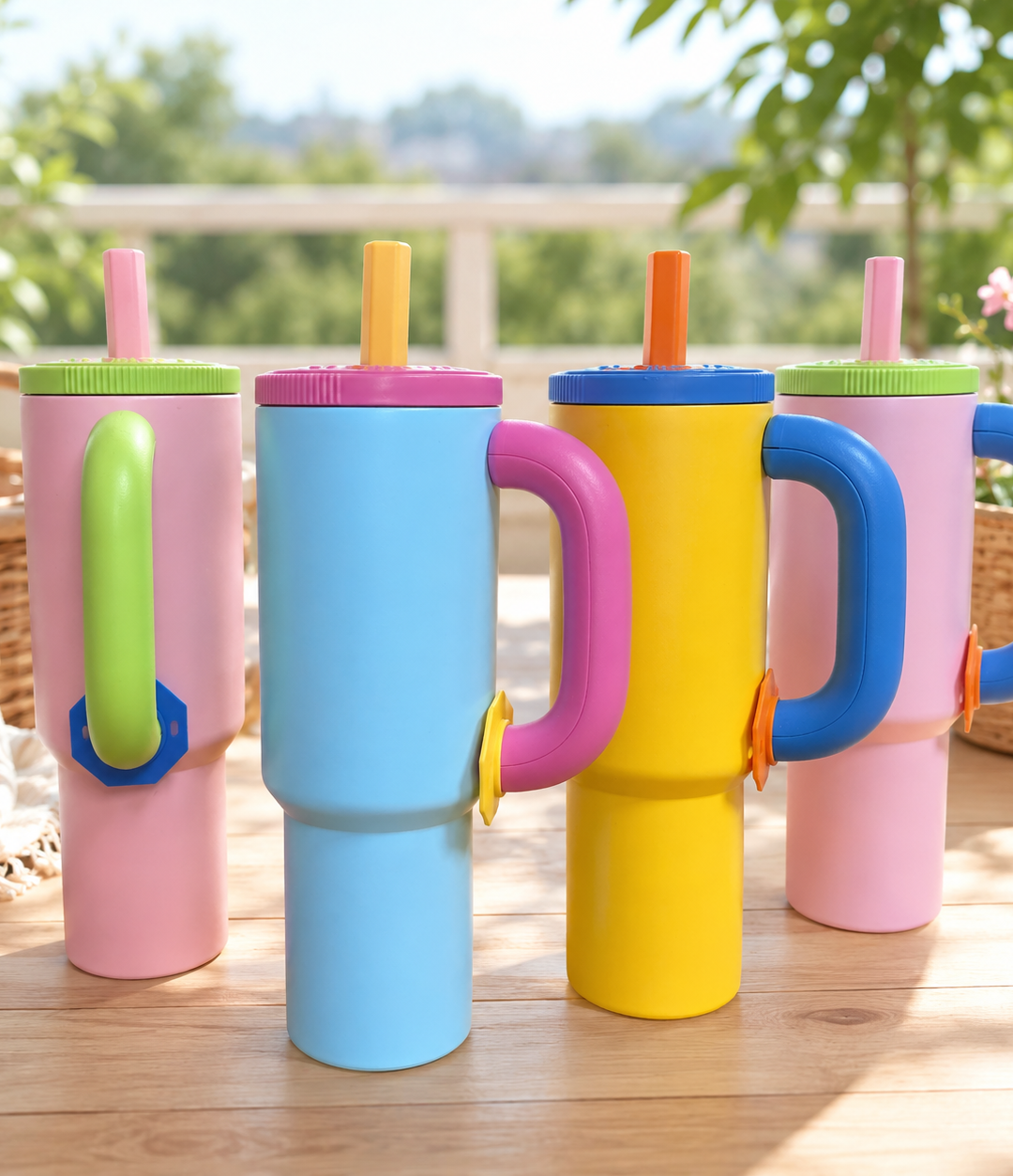 Tumbler con pajilla