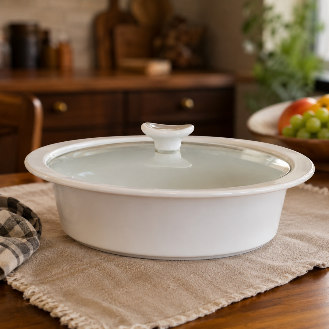 Recipiente De Vidrio Con Tapa De 2.3Qt