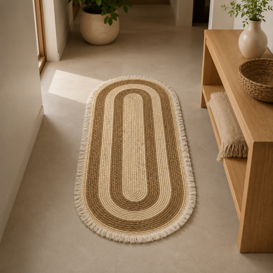 Alfombra Ovalada De 45X145 Cms