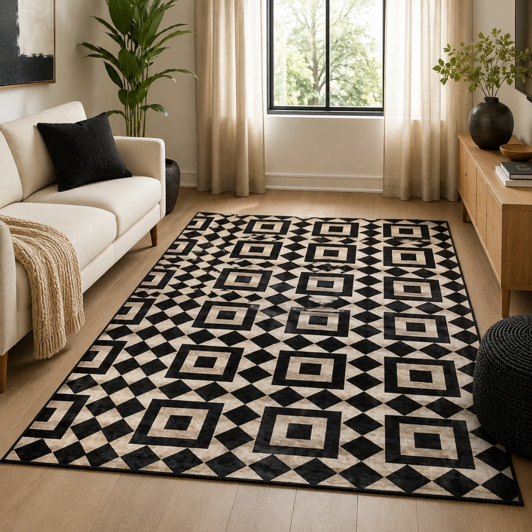 Alfombra De Area Estampada 100X150