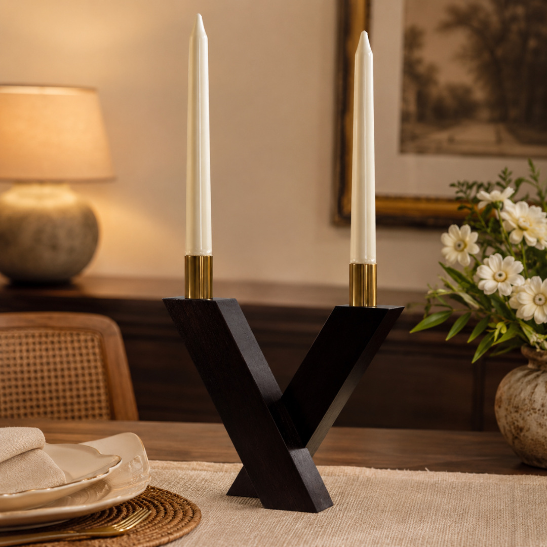 Candelero De Madera