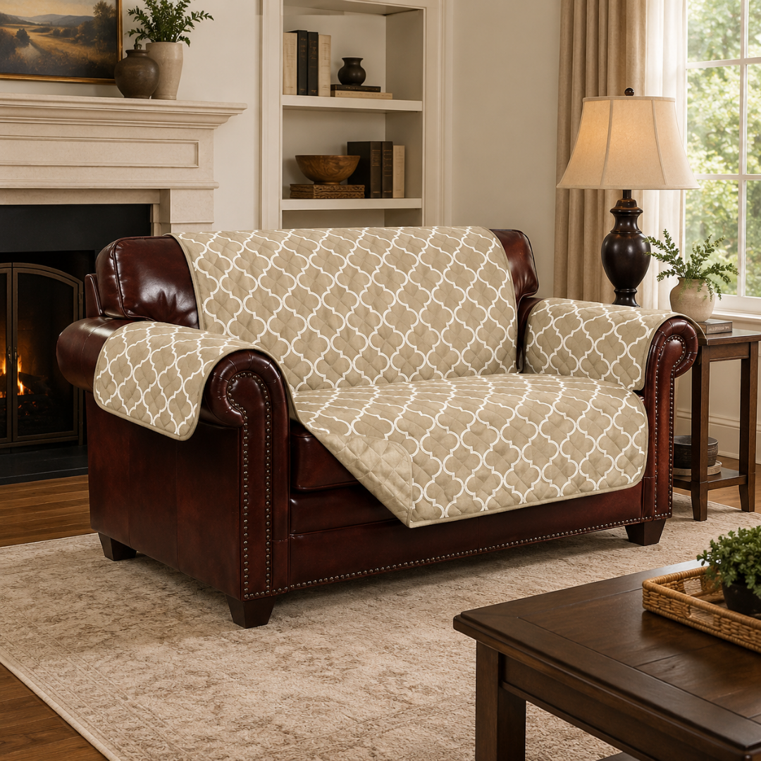 Cobertor Para Sillon Doble Taupe
