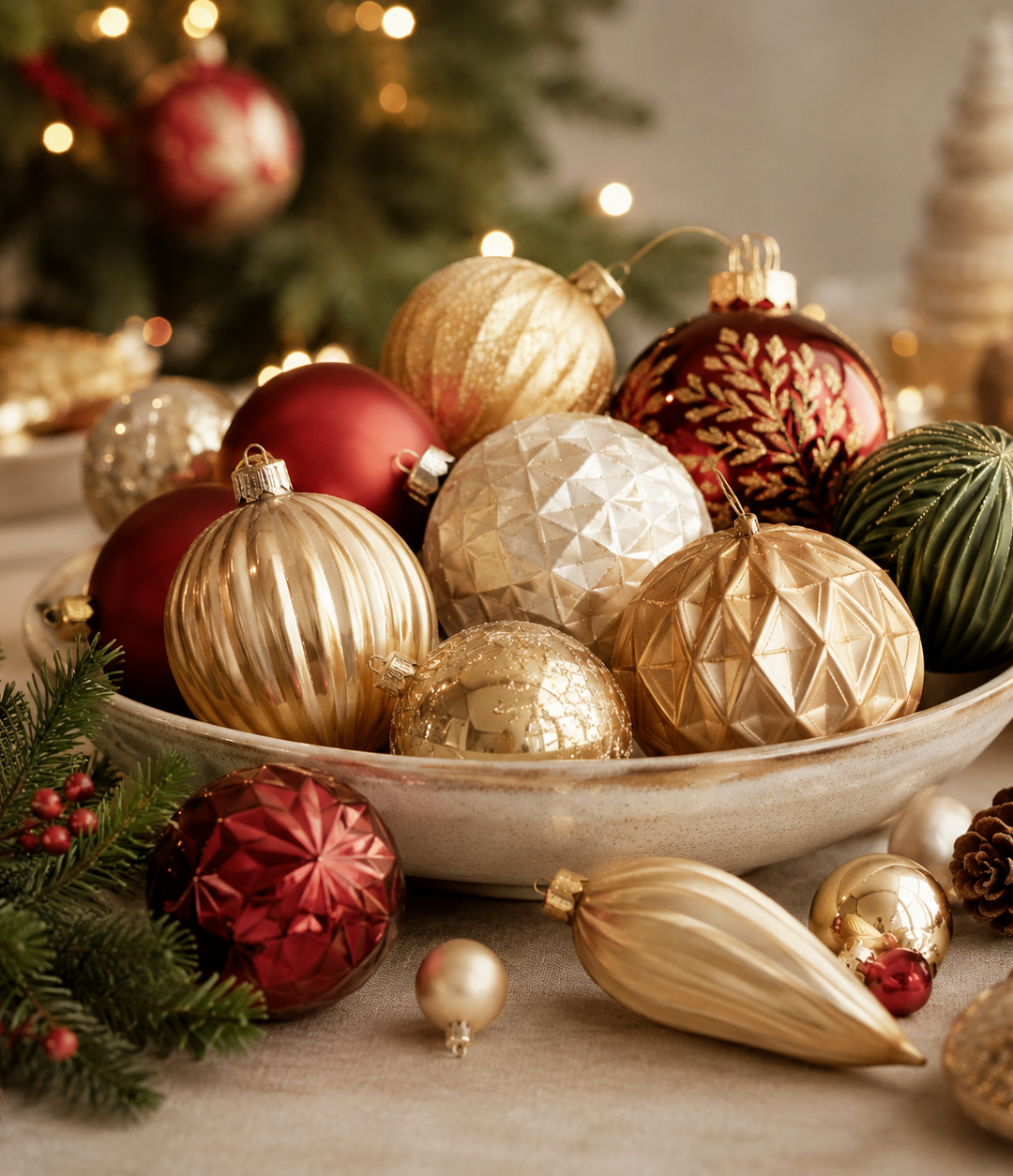 Esferas y ornamentos