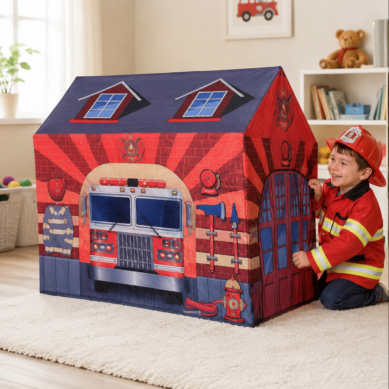 Tienda de camion de bomberos