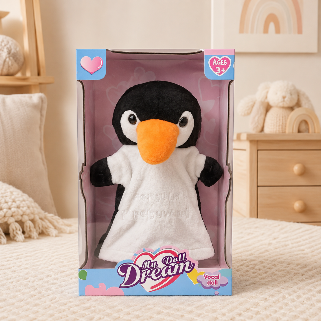 Títere de pinguino